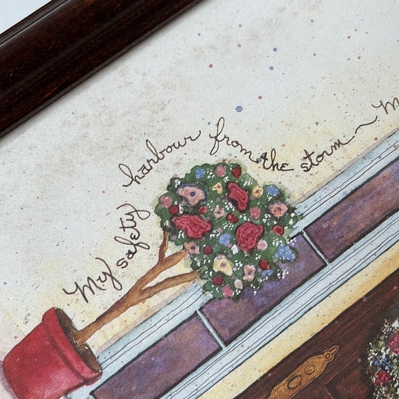 D. MORGAN’S “My Safety Harbour” Framed Art - Picture 4 of 10